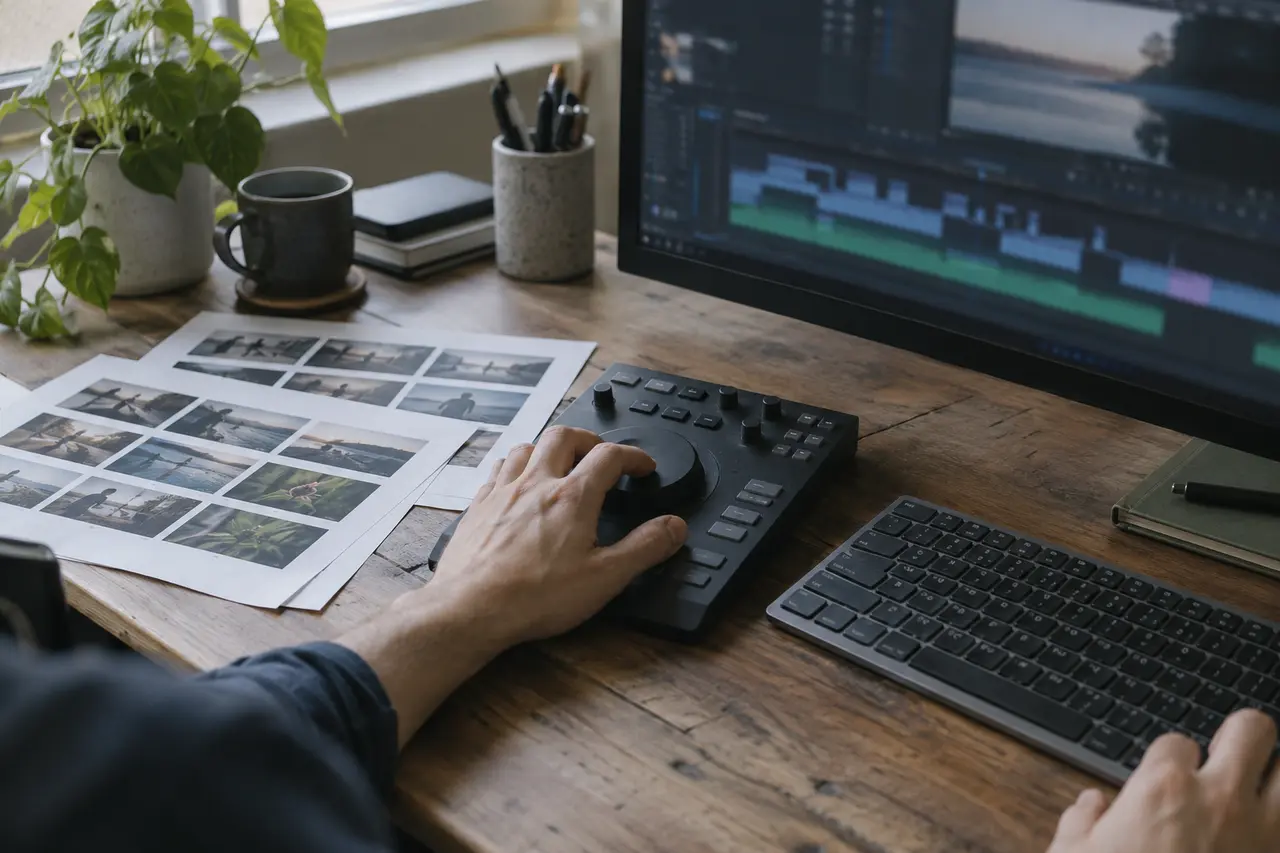 Sélection et montage des images d’un projet vidéo