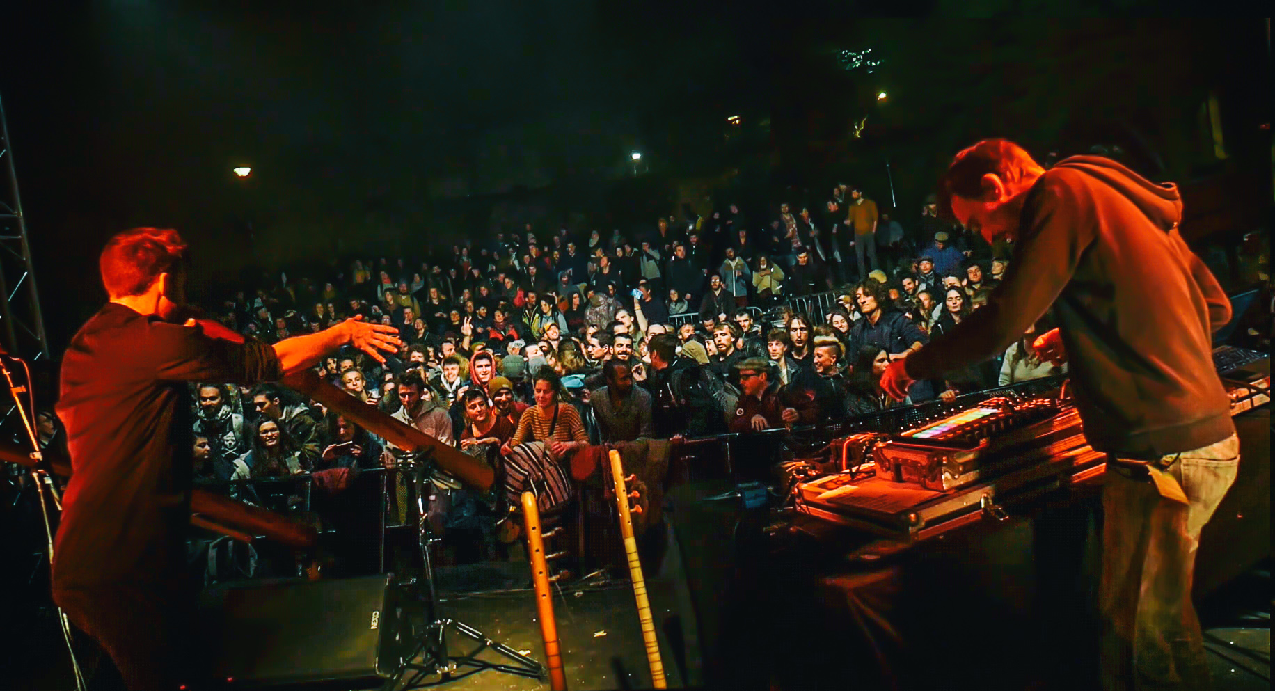 Saadji en live devant le public